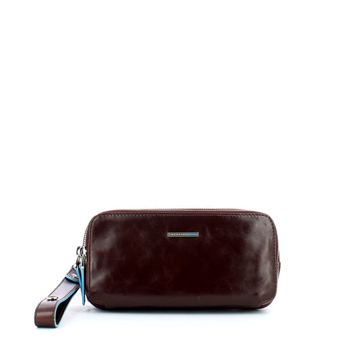 Piquadro - astuccio tre comparti blue square - ac2141b2 - mog | Italystation.com - Shop Now at italystation.com
