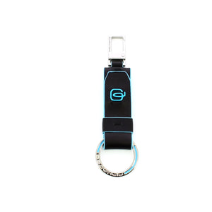 Piquadro - Portachiavi Blue Square PC3751B2 NERO | Italystation.com Shop Now at italystation.com