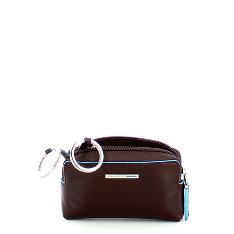 Piquadro - astuccio portachiavi blue square - pc4216b2 - moga | Italystation.com - Shop Now at italystation.com