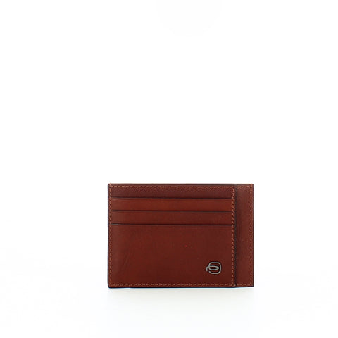 Piquadro - bustina porta carte di credito black square - pp27 | Italystation.com - Shop Now at italystation.com