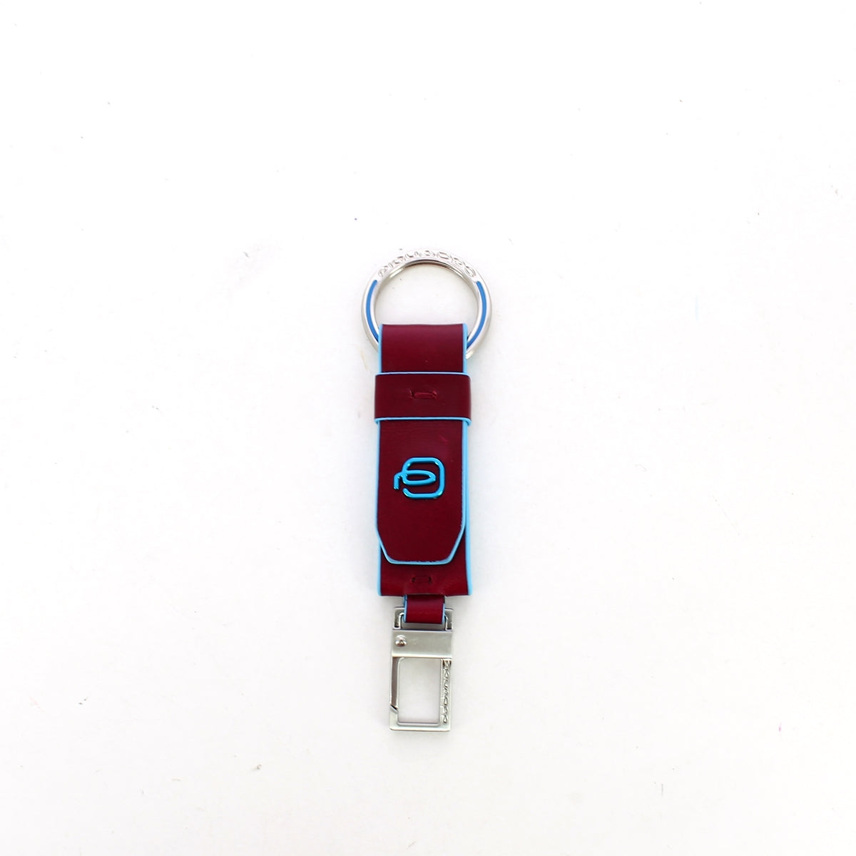 Piquadro - portachiavi blue square - pc3751b2 - rosso | Italystation.com - Shop Now at italystation.com