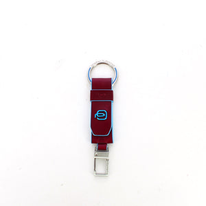 Piquadro - portachiavi blue square - pc3751b2 - rosso | Italystation.com - Shop Now at italystation.com