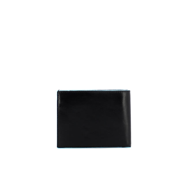 Piquadro - men wallet with coin pouch blue square - pu1239b2r | Italystation.com - Shop Now at italystation.com
