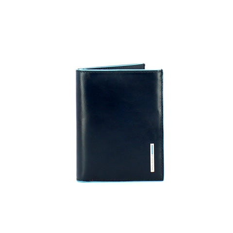 Piquadro - portafoglio uomo verticale blue square - pu1393b2  | Italystation.com - Shop Now at italystation.com