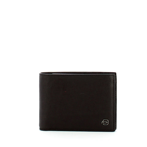 Piquadro - portafogli portamonete black square - pu257b3r - t | Italystation.com - Shop Now at italystation.com