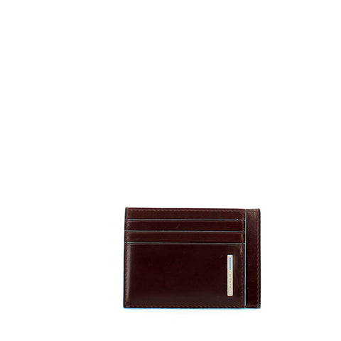 Piquadro - bustina porta carte di credito blue square - pp276 | Italystation.com - Shop Now at italystation.com