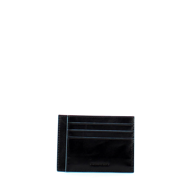 Piquadro - Bustina Porta Carte di Credito Blue Square - PP2762B2R - NERO