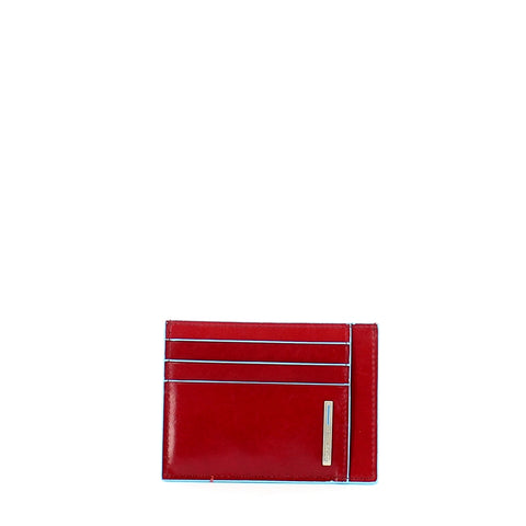 Piquadro - bustina porta carte di credito blue square - pp276 | Italystation.com - Shop Now at italystation.com