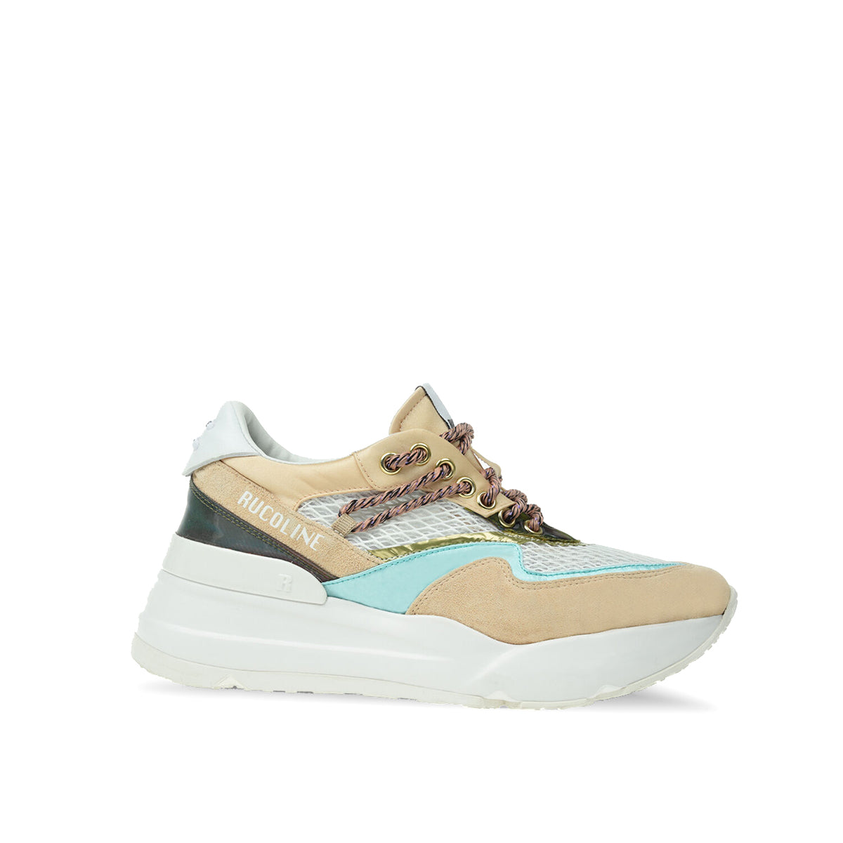 Rucoline - Sneakers R-Evolve 4043 Satin Air - 4043 SATIN AIR - NUDE-AZURE