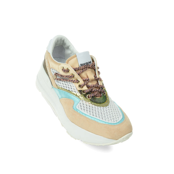 Rucoline - Sneakers R-Evolve 4043 Satin Air - 4043 SATIN AIR - NUDE-AZURE