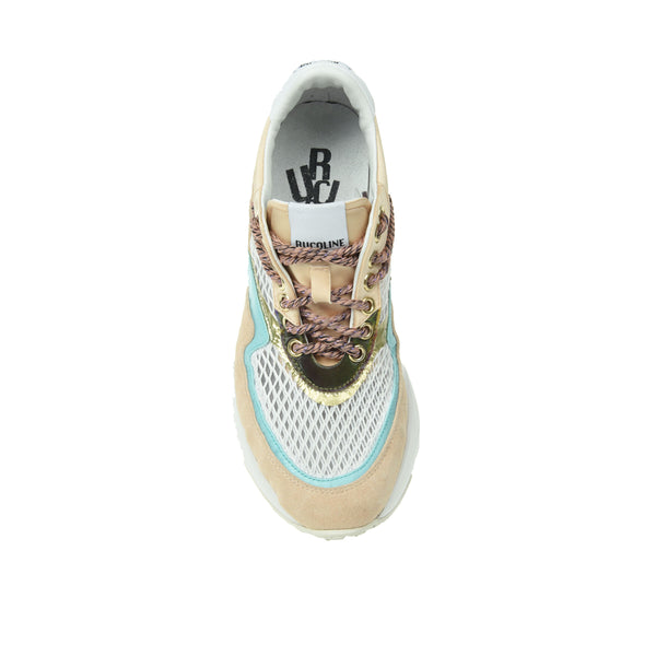 Rucoline - Sneakers R-Evolve 4043 Satin Air - 4043 SATIN AIR - NUDE-AZURE