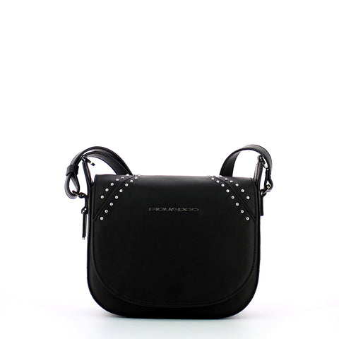 Piquadro - borsa tracolla media muse - bd4631mu - nero/rock | Italystation.com - Shop Now at italystation.com