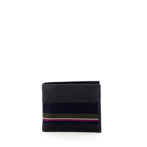 Piquadro - men wallet black square with removable id window - | Italystation.com - Shop Now at italystation.com