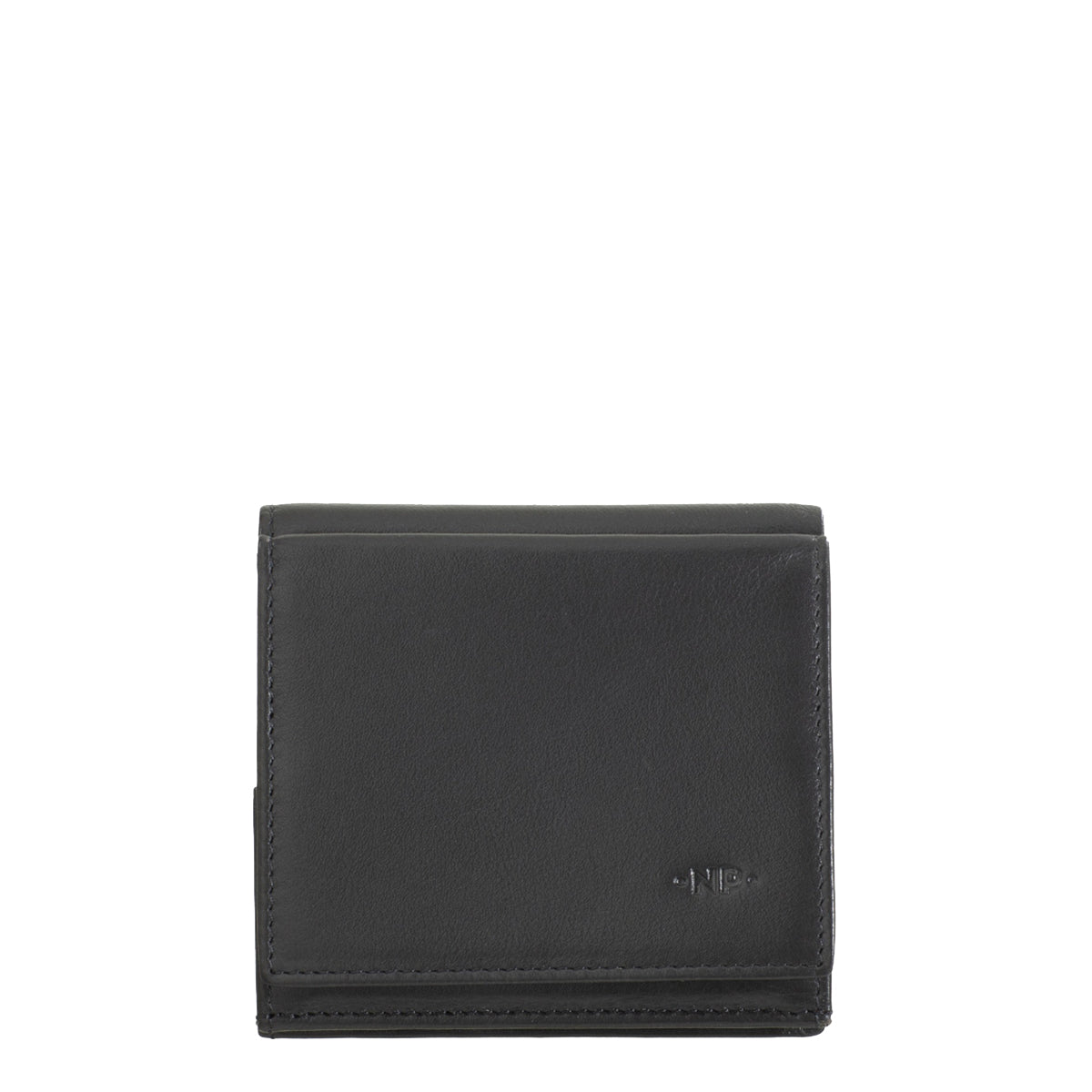 Dudubags - Portafoglio Uomo Flavio con portamonete Nero Nuvola Pelle - 620-216 - NERO