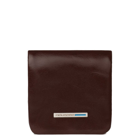 Piquadro - portamonete morbido blue square - pu2636b2 - mogan | Italystation.com - Shop Now at italystation.com
