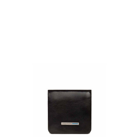 Piquadro - portamonete morbido blue square - pu2636b2 - nero | Italystation.com - Shop Now at italystation.com