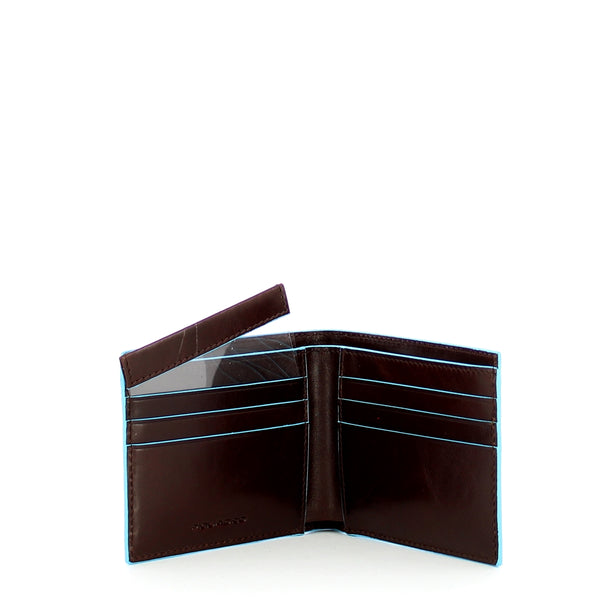 Piquadro - men wallet with removable id blue square - pu3891b | Italystation.com - Shop Now at italystation.com