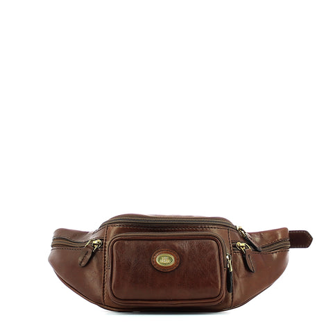 The Bridge The bridge - waist bag story - 07800101 - marrone/14/oro | Italystation.com - Shop Now at italystation.com