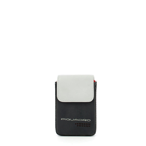 Piquadro - pull-up credit card case urban - pp4835ub00r - gri | Italystation.com - Shop Now at italystation.com