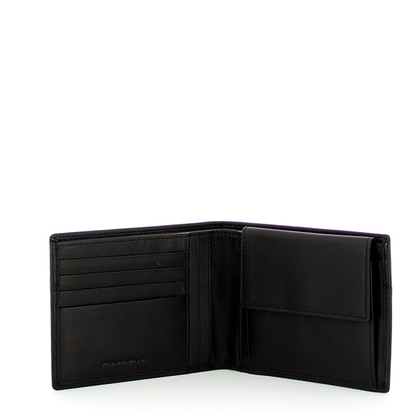 Piquadro - Wallet with coin pocket and RFID Urban - PU257UB00R - NERO