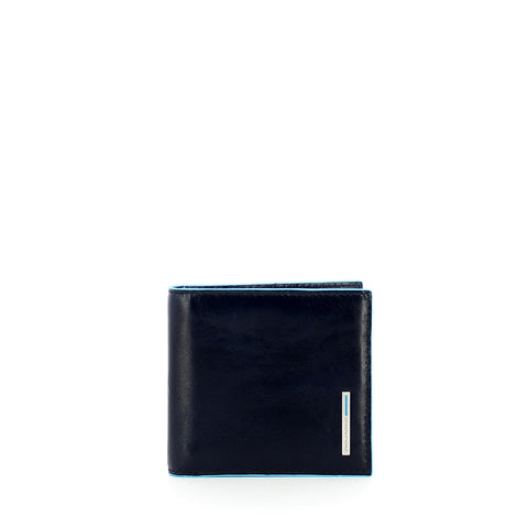 Piquadro - blue square wallet with money clip - pu1666b2 - bl | Italystation.com - Shop Now at italystation.com