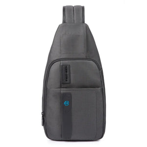 Piquadro - Monospalla Porta iPad® P16 CA4827P16 CHEVRON/G | Italystation.com Shop Now at italystation.com