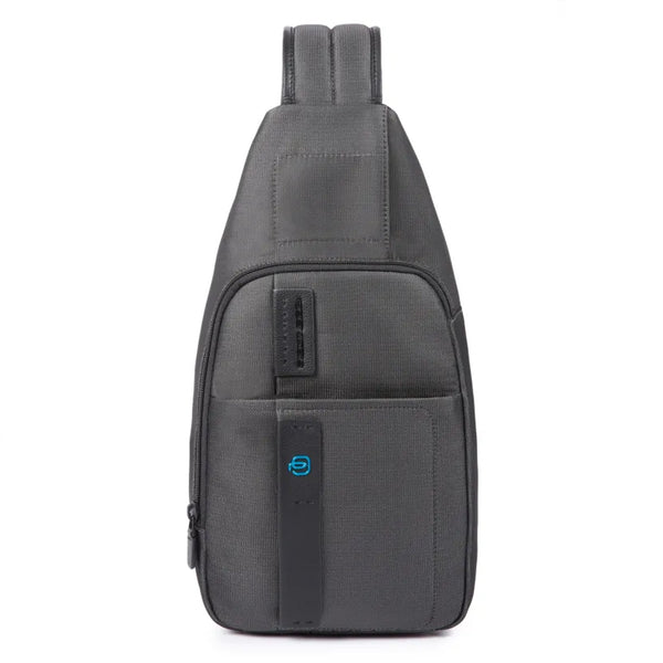 Piquadro - Monospalla Porta iPad® P16 CA4827P16 CHEVRON/G | Italystation.com Shop Now at italystation.com