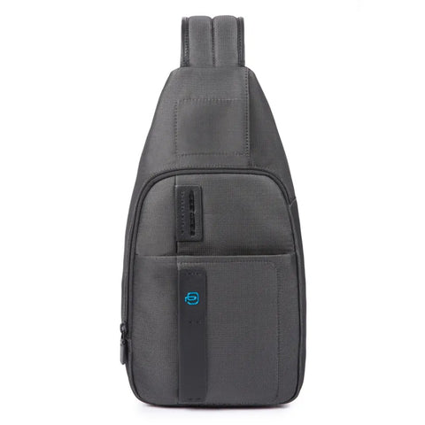 Piquadro - Monospalla Porta iPad® P16 CA4827P16 CHEVRON/G | Italystation.com Shop Now at italystation.com