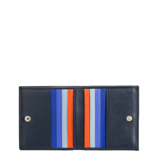 Dudubags - Portafoglio Flavio Colorful Navy 534-216 NAVY | Italystation.com Shop Now at italystation.com