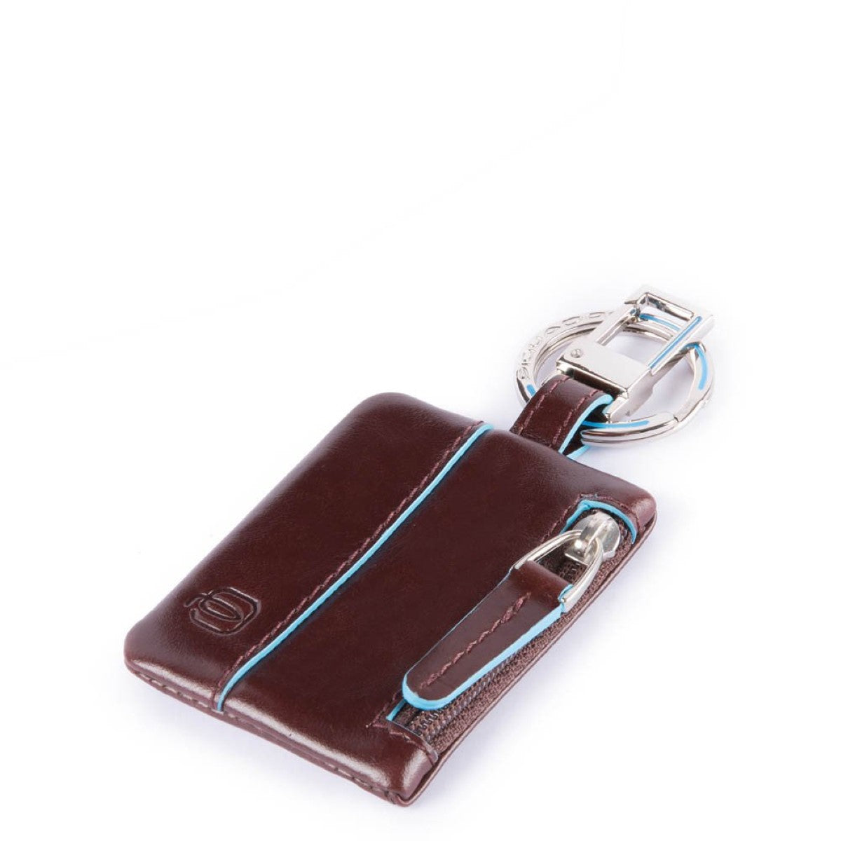 Piquadro - portachiavi con connequ blue square - pc4821b2 - m | Italystation.com - Shop Now at italystation.com