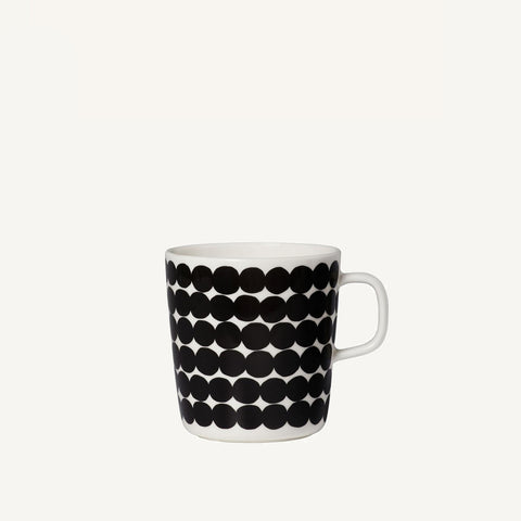 Marimekko - Oiva-R��symatto Mug 4 dl 067497 WHITE,/BLACK | Italystation.com Shop Now at italystation.com