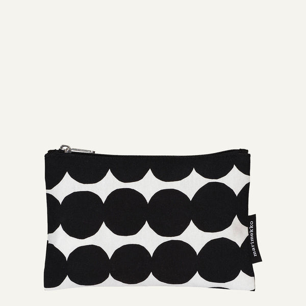 Marimekko - Kaika Räsymatto Pouch - 047248 - WHITE,/BLACK