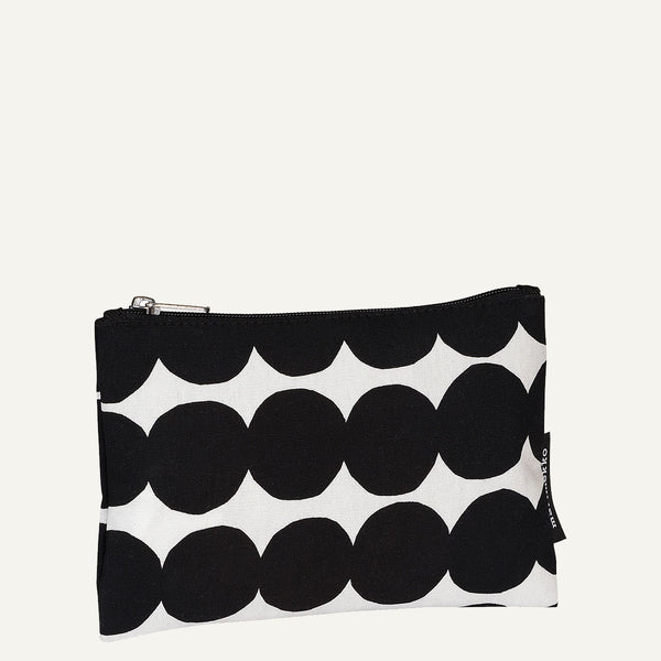 Marimekko - Kaika Räsymatto Pouch - 047248 - WHITE,/BLACK