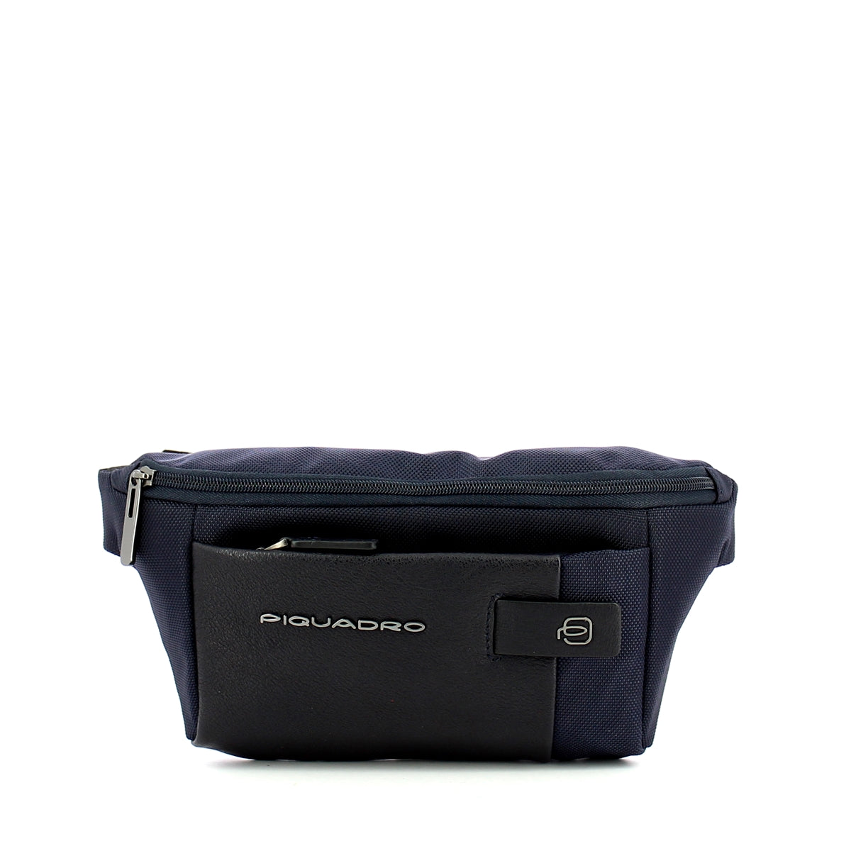 Piquadro - marsupio in pelle e tessuto brief - ca2174br - blu | Italystation.com - Shop Now at italystation.com