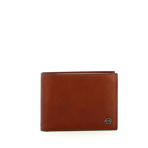 Piquadro - portafogli portamonete black square - pu257b3r - c | Italystation.com - Shop Now at italystation.com