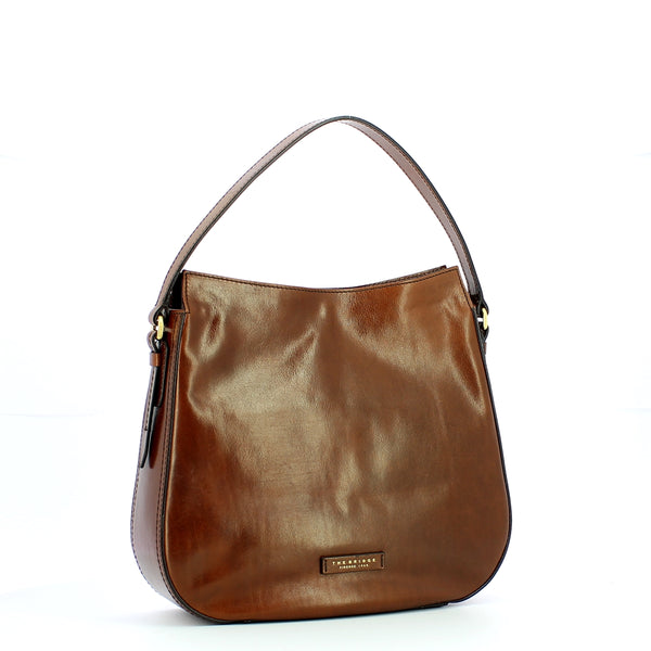 The Bridge - Florentin Hobo Bag - 04343701 - MARRONE/14/ORO