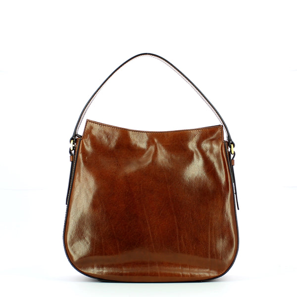 The Bridge - Florentin Hobo Bag - 04343701 - MARRONE/14/ORO