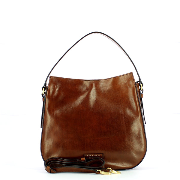 The Bridge - Florentin Hobo Bag - 04343701 - MARRONE/14/ORO