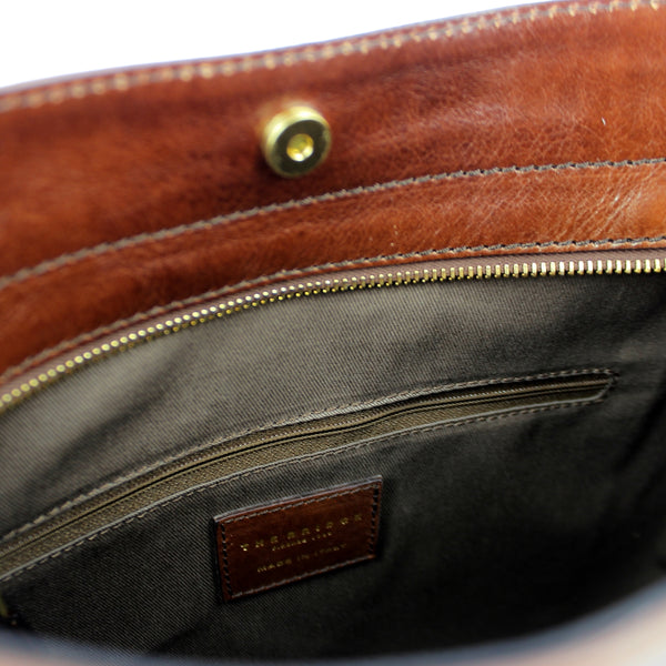 The Bridge - Florentin Hobo Bag - 04343701 - MARRONE/14/ORO