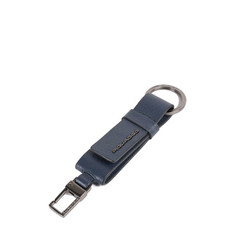 Piquadro - portachiavi con moschettone modus special - pc3751 | Italystation.com - Shop Now at italystation.com