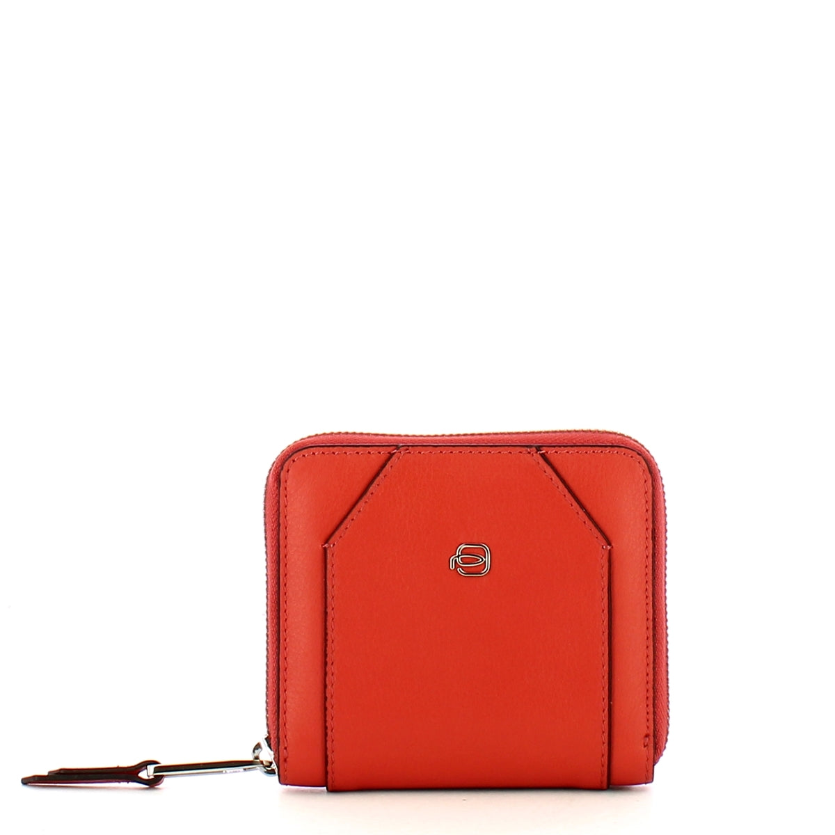 Piquadro - Portafoglio piccolo Muse Zip Around Arancio PD48 | Italystation.com Shop Now at italystation.com