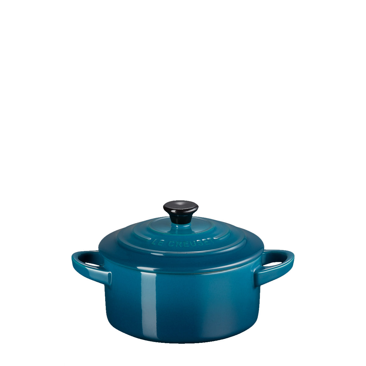 Le Creuset - Mini Coccotte Rotonda 10 cm Deep Teal 719011 | Italystation.com Shop Now at italystation.com