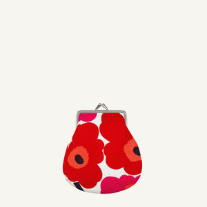Marimekko - Pieni Kukkaro Mini Unikko purse 020310 WHITE | Italystation.com Shop Now at italystation.com