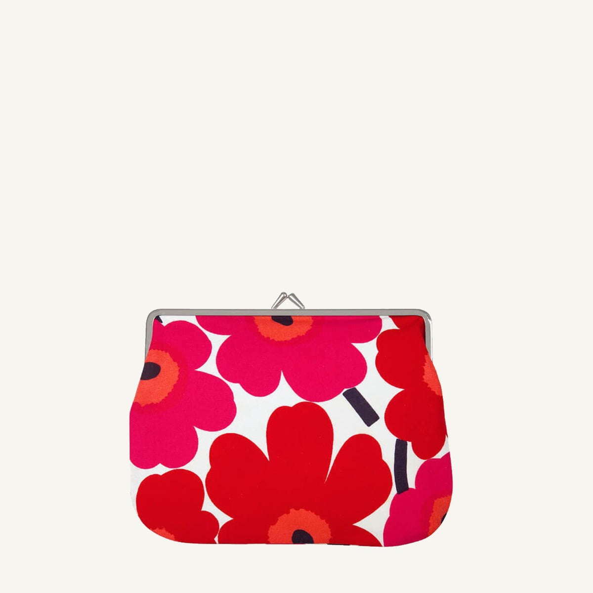 Marimekko - Mini Unikko Coin Purse - 037773 - WHITE,/RED