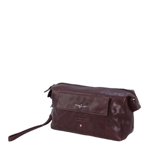 Aeronautica Militare - Beauty Case in pelle AM3 | Italystation.com Shop Now at italystation.com