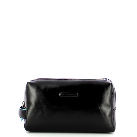 Piquadro - n��cessaire da viaggio blue square - by5011b2 - ne | Italystation.com - Shop Now at italystation.com