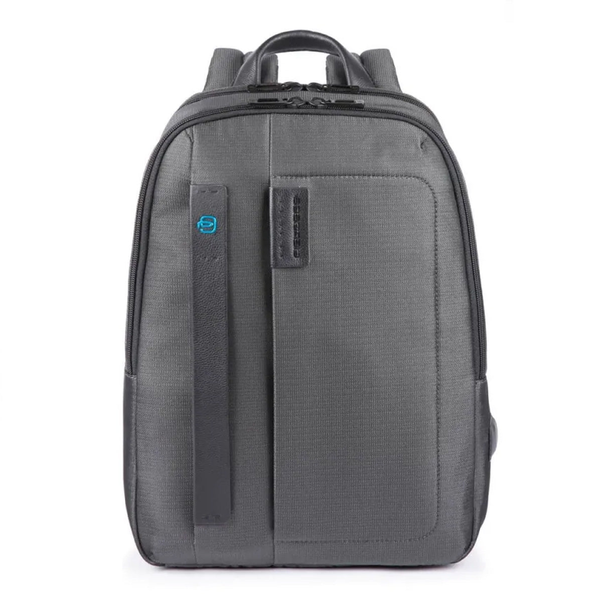 Piquadro - Zaino Porta PC Pulse P16 14" Chevron Grigio CA38 | Italystation.com Shop Now at italystation.com