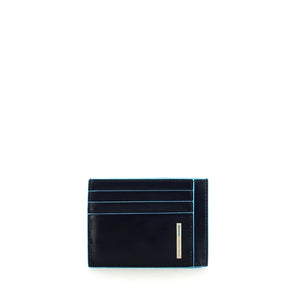 Piquadro - bustina porta carte di credito blue square - pp276 | Italystation.com - Shop Now at italystation.com
