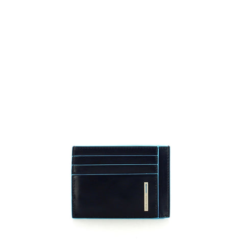 Piquadro - bustina porta carte di credito blue square - pp276 | Italystation.com - Shop Now at italystation.com