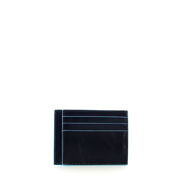 Piquadro - bustina porta carte di credito blue square - pp276 | Italystation.com - Shop Now at italystation.com
